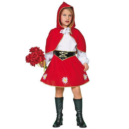 Детский карнавальный костюм Красной Шапочки
